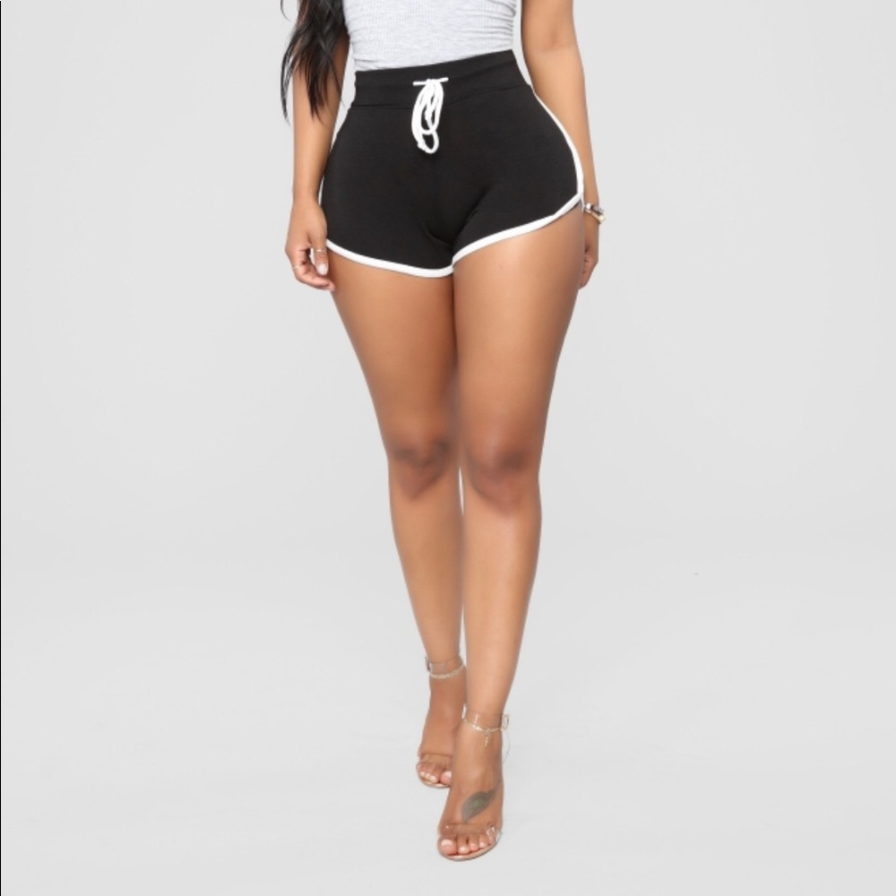 Black & White Comfy Shorts